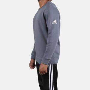 Adidas - Men's Fleece Crewneck Sweatshirt S97355 | Size Medium | Gray Onix